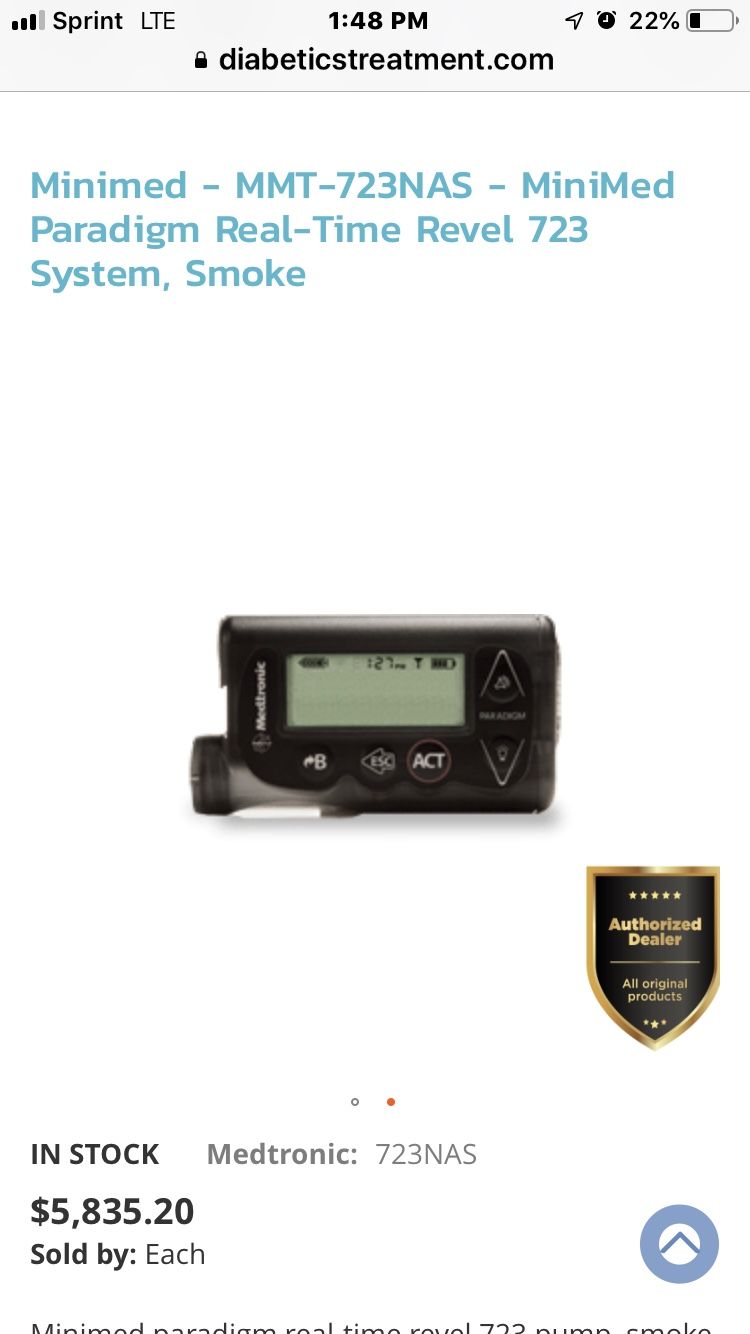 Paradigm real time revel insulin pump
