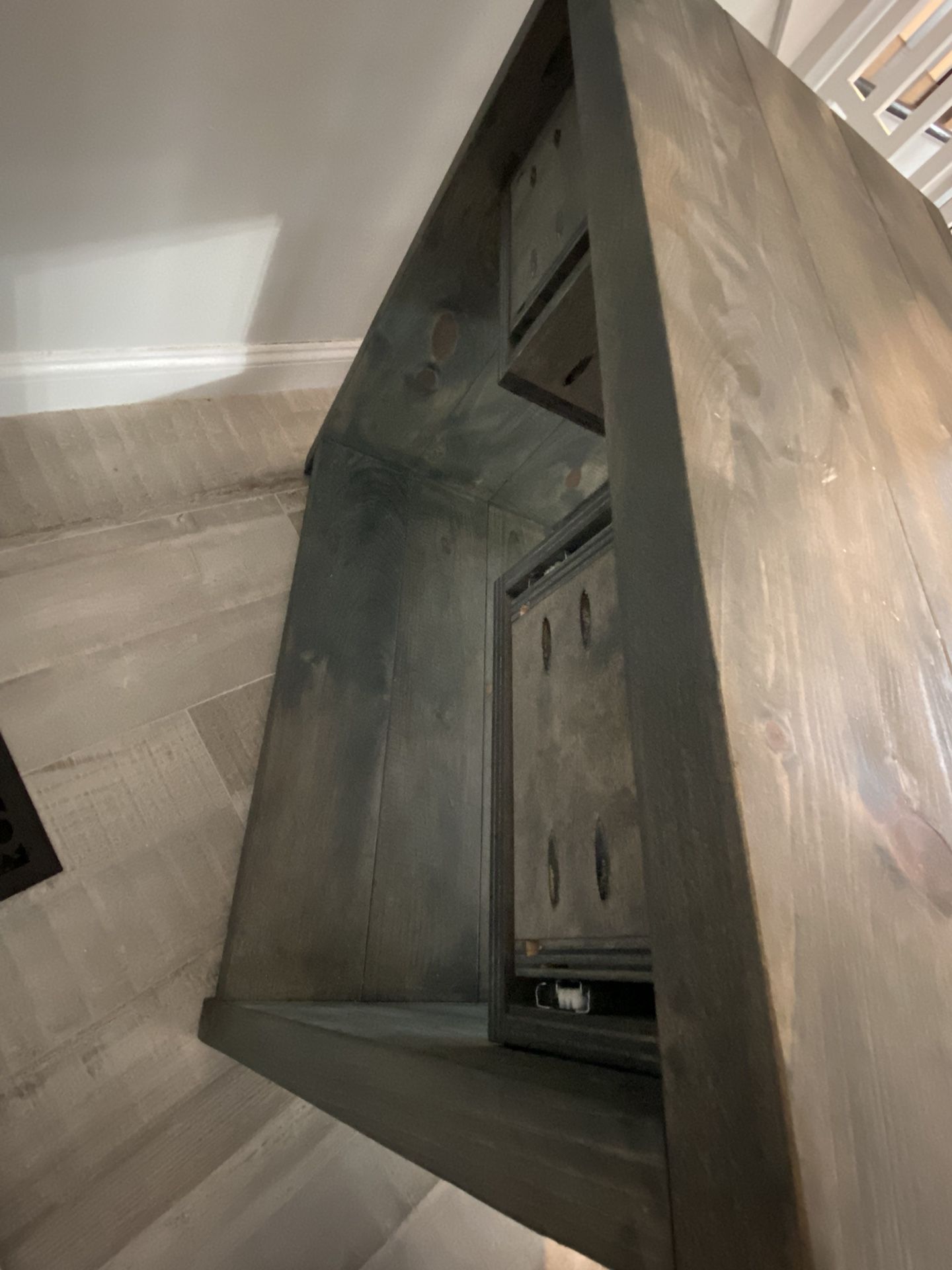 Driftwood Grey Multi-use Table Or Bathroom Vanity