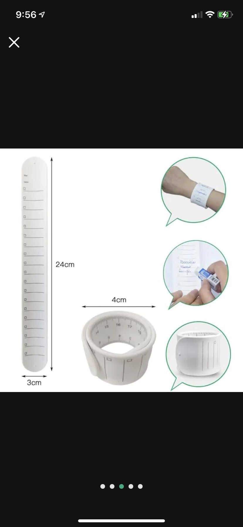 Nurse Silicone Memo Slap Bracelet