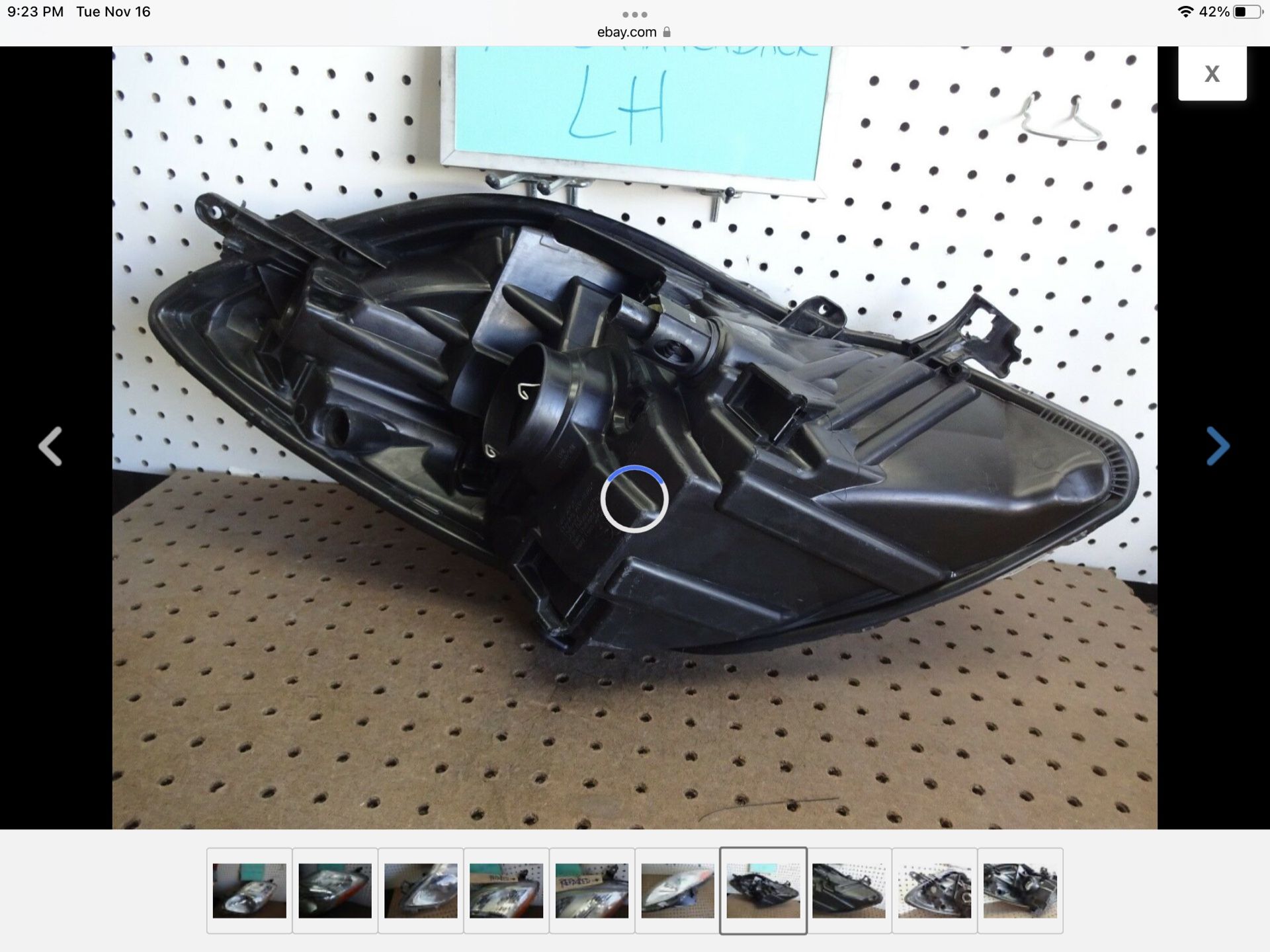2006-2008 Toyota yaris hatchback left driver headlight oem