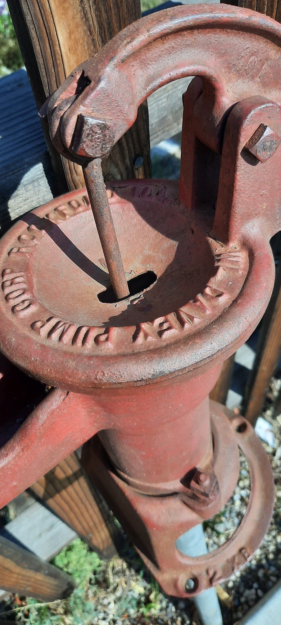 Water Pump and Tractor Seat for Garden Display Or Actual Use