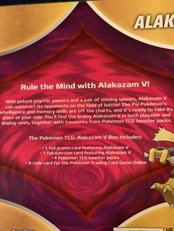 Pokémon Alakazam V Box  Thumbnail