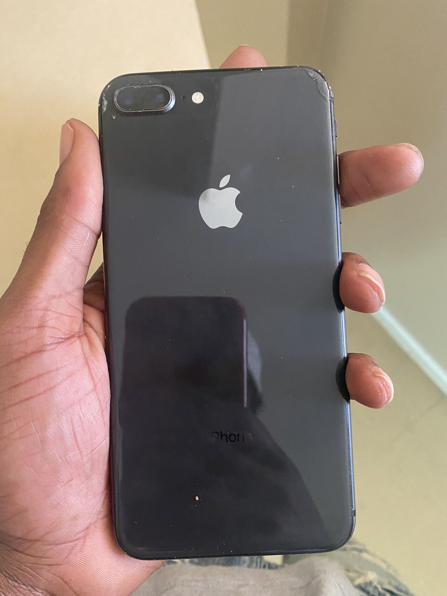 CSpire Iphone 8 Plus Space Grey 64GB With Otterbox $200 Or Best Offer slight crack in bottom corner of screen everything works perfectly.