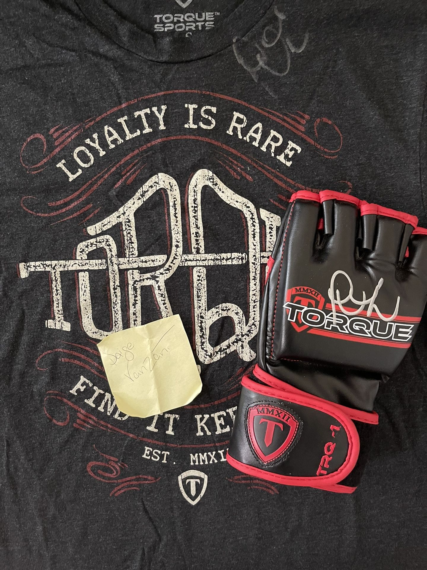Signed UFC Memorabilia