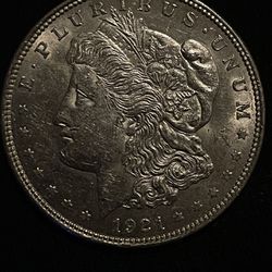 1921 Morgan Silver Dollar  Thumbnail