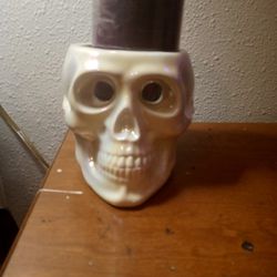 Skull Head And Candle Thumbnail
