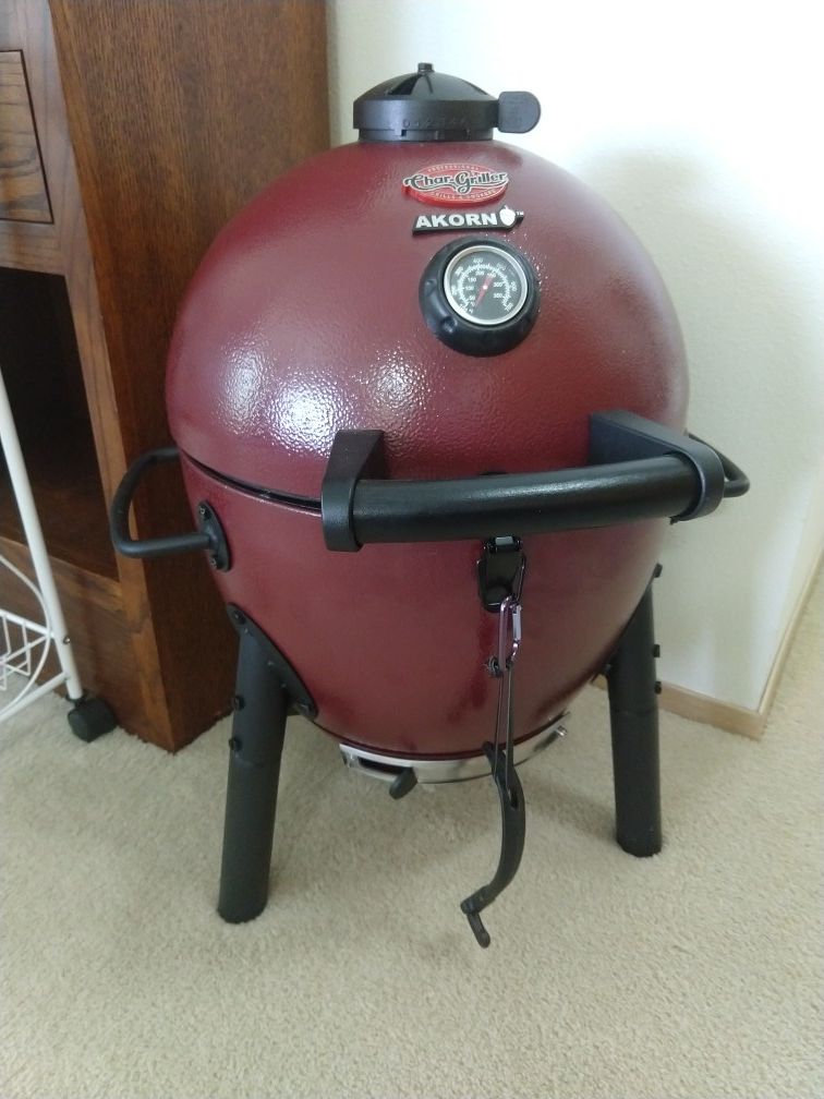CharGriller Akorn Jr. Kamado Kooker Charcoal Grill (Red) for Sale in