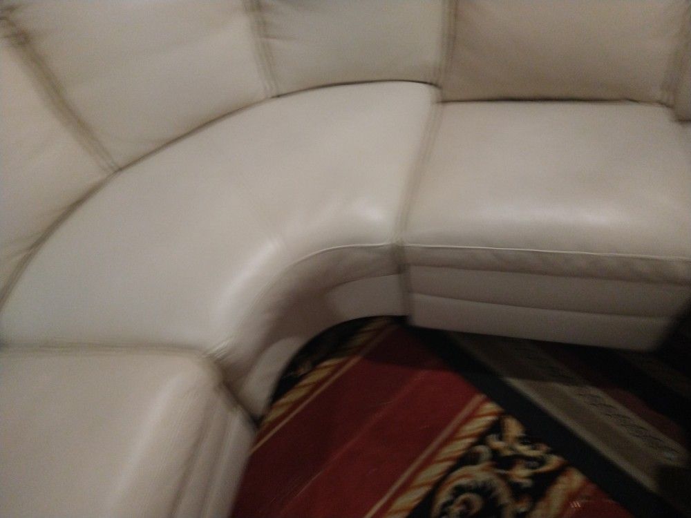SOFA GENUINE 100% LEATHER RECLINER MANUAL.. DELIVERY SERVICE AVAILABLE 🚚