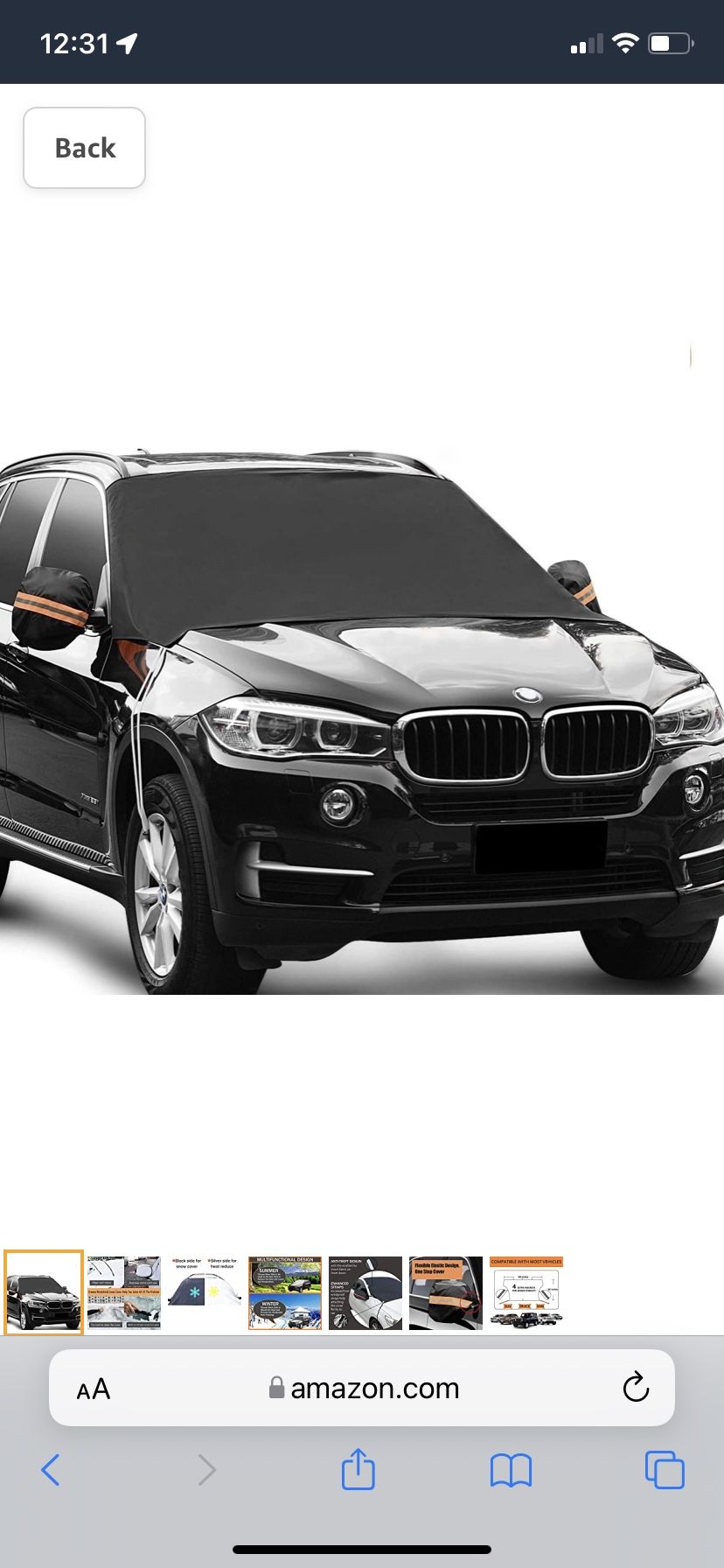 Car Windshield Snow Cover