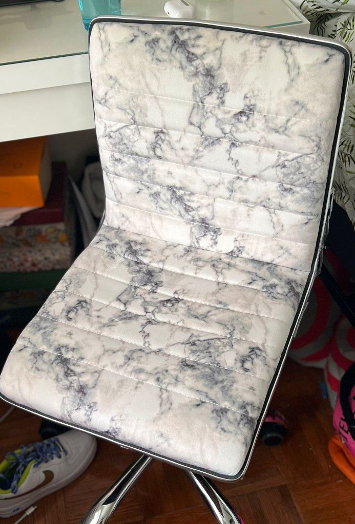 Rolling Desk Chair Marble Design 