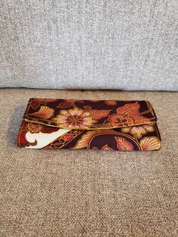 Indonesian Batik Clutch Wallet/Purse Thumbnail