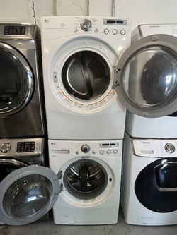 LG Front Load Electric Washer And Dryer Set  Thumbnail