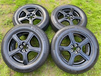2021 Ford Mustang Match E Match-e 1 GT OEM NEW 18” Wheels Rims and Tires 225/60R18 Michelin Thumbnail