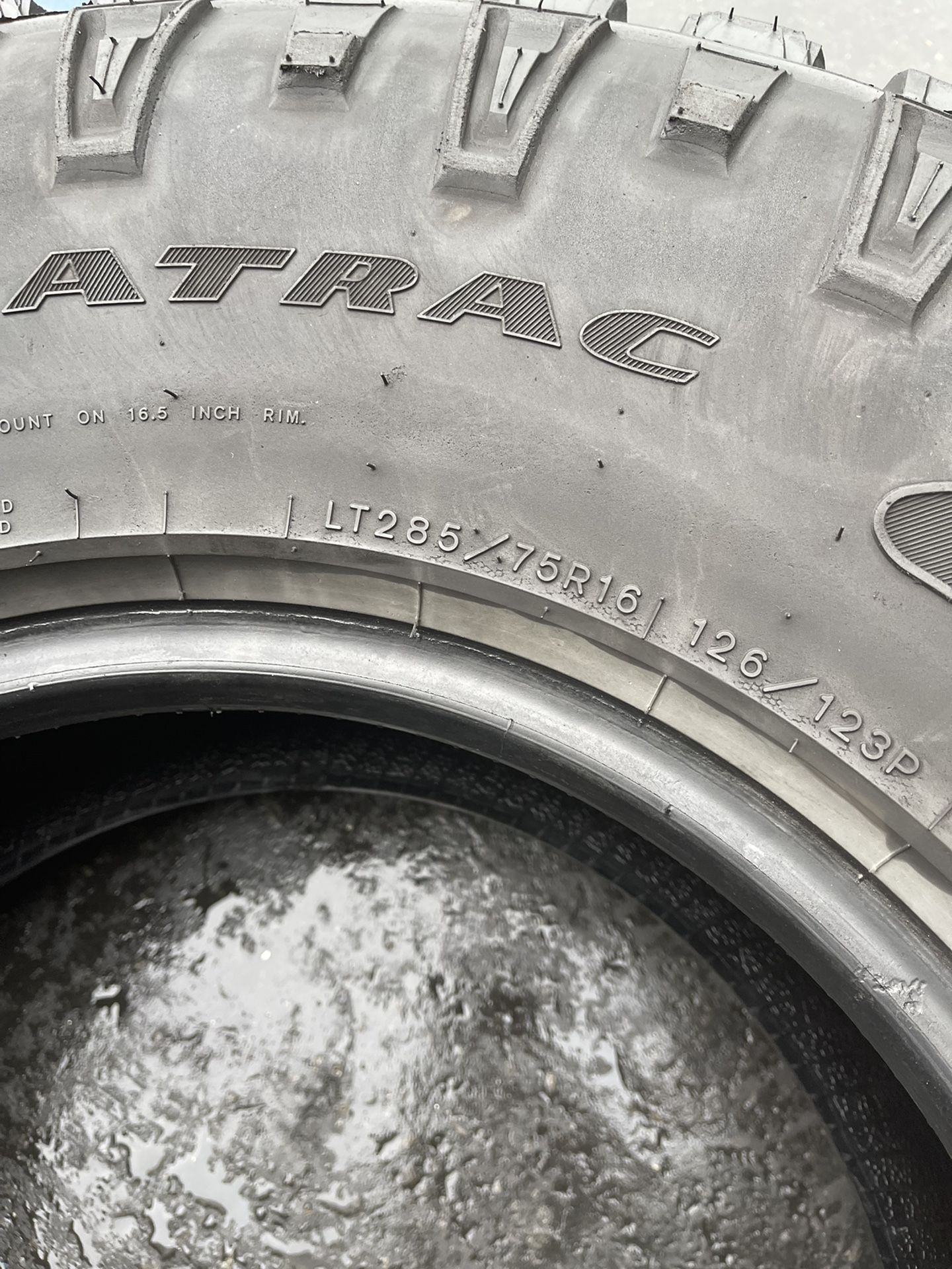 285/75/16 Good Year, Cooper ,Corsa Tires