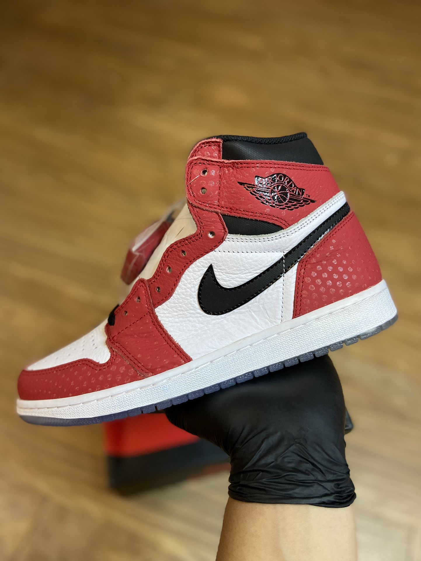 Air Jordan Retro 1 High OG Spider Man Origin Story
