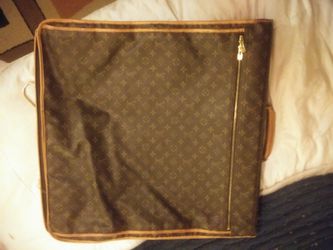 LV Louie Vuitton Vintage Garment Bag 100%Auth Thumbnail