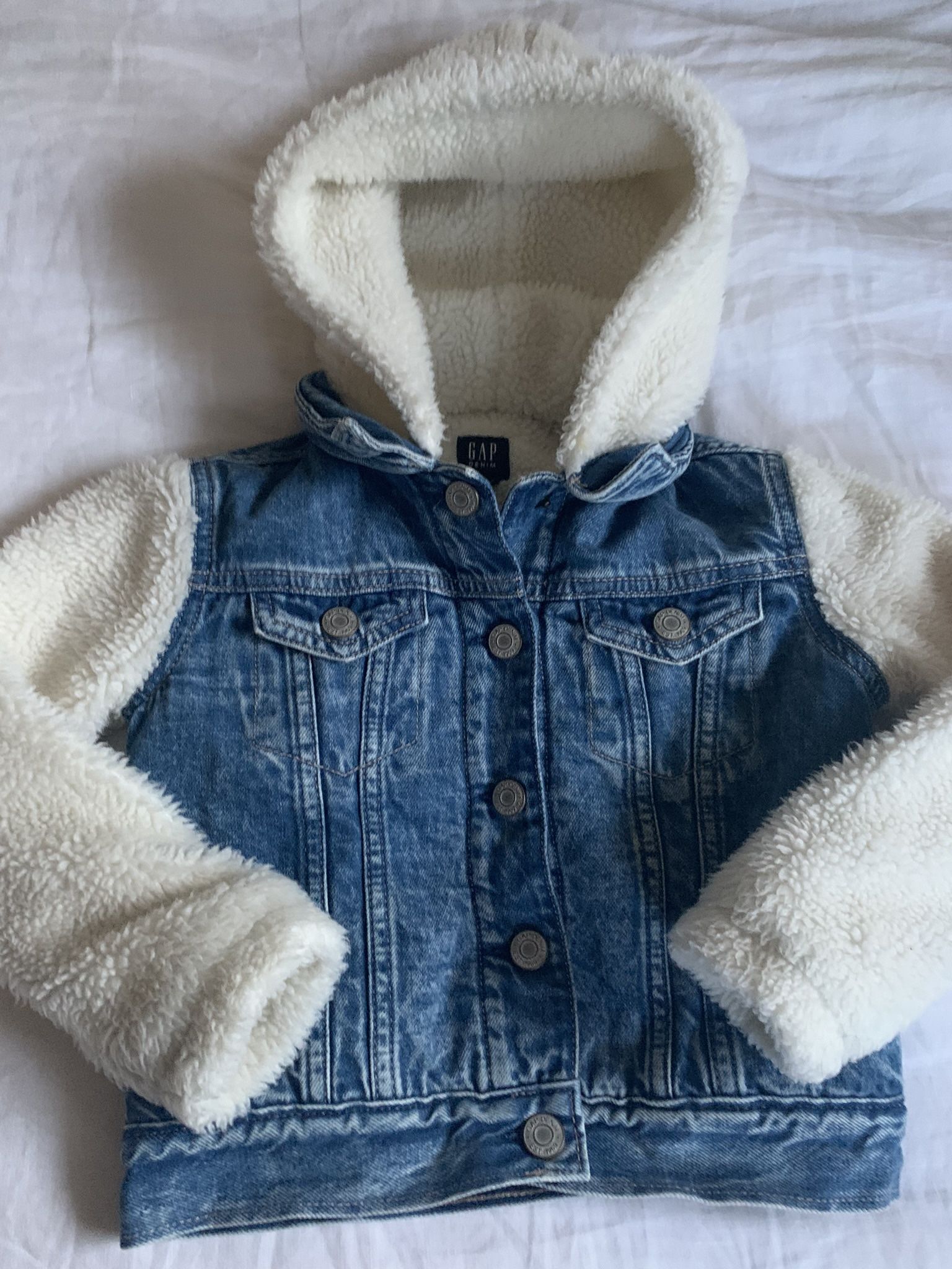 Brand New W/ Tags Toddler Gap Warm Jean Jacket Size 4-5