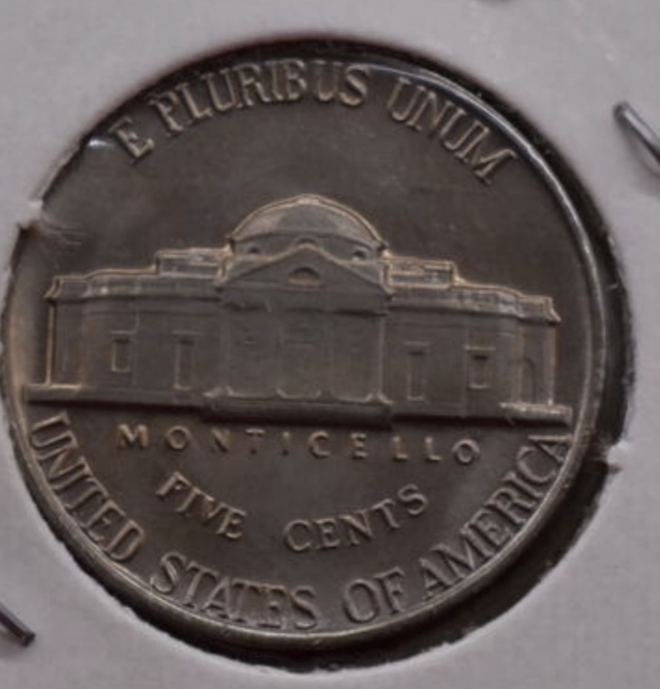 1963 Jefferson Nickel Light Doubling On Revere - Bu