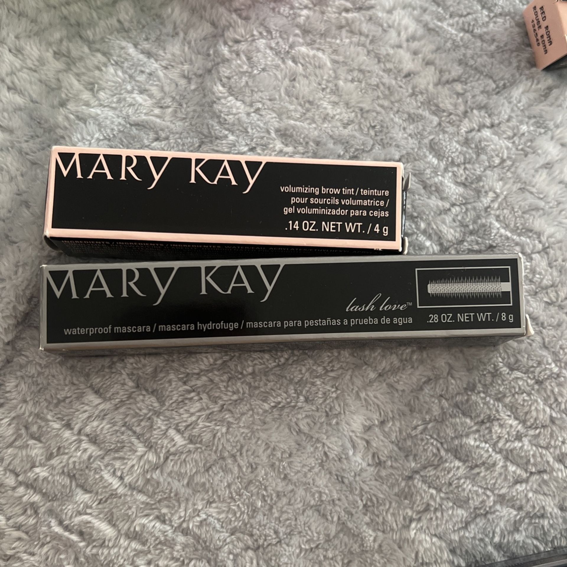 Lash Love Waterproof Mascara Black And Volumizing Brow Tint Dark Brunette