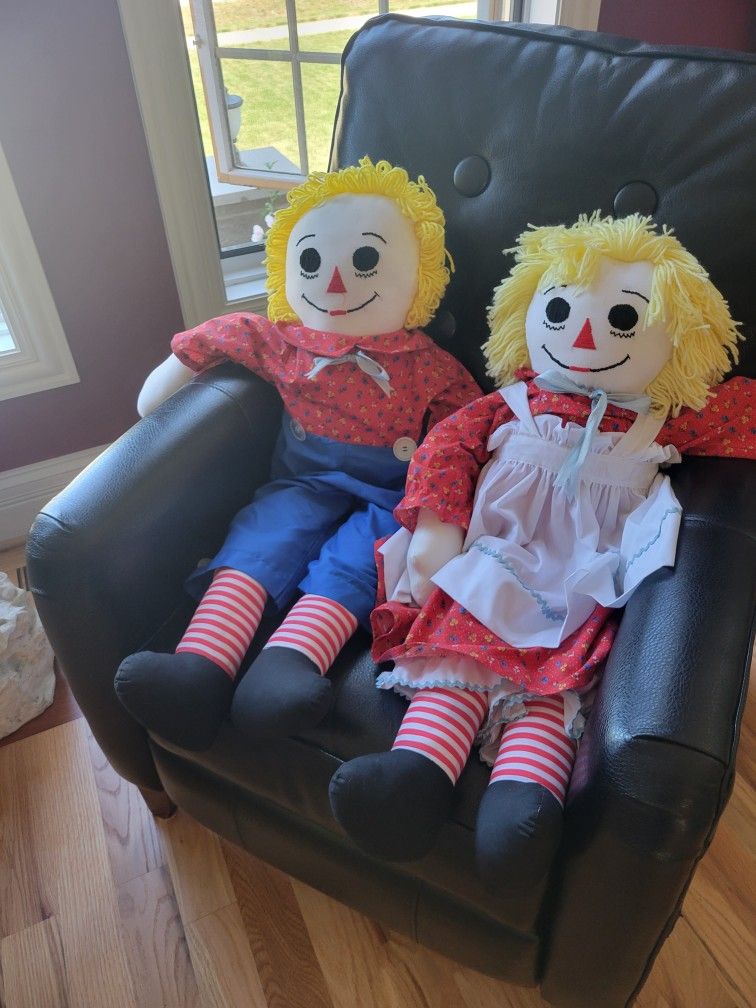 36" Raggedy Anne & Andy