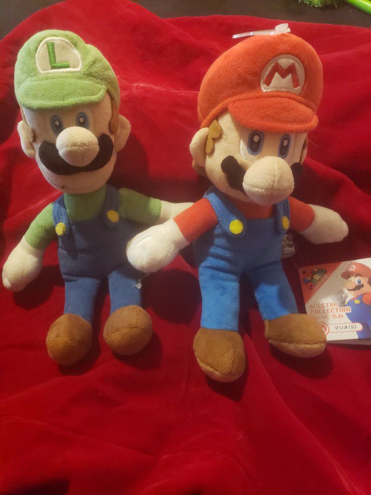 Super Mario And Luigi Plush