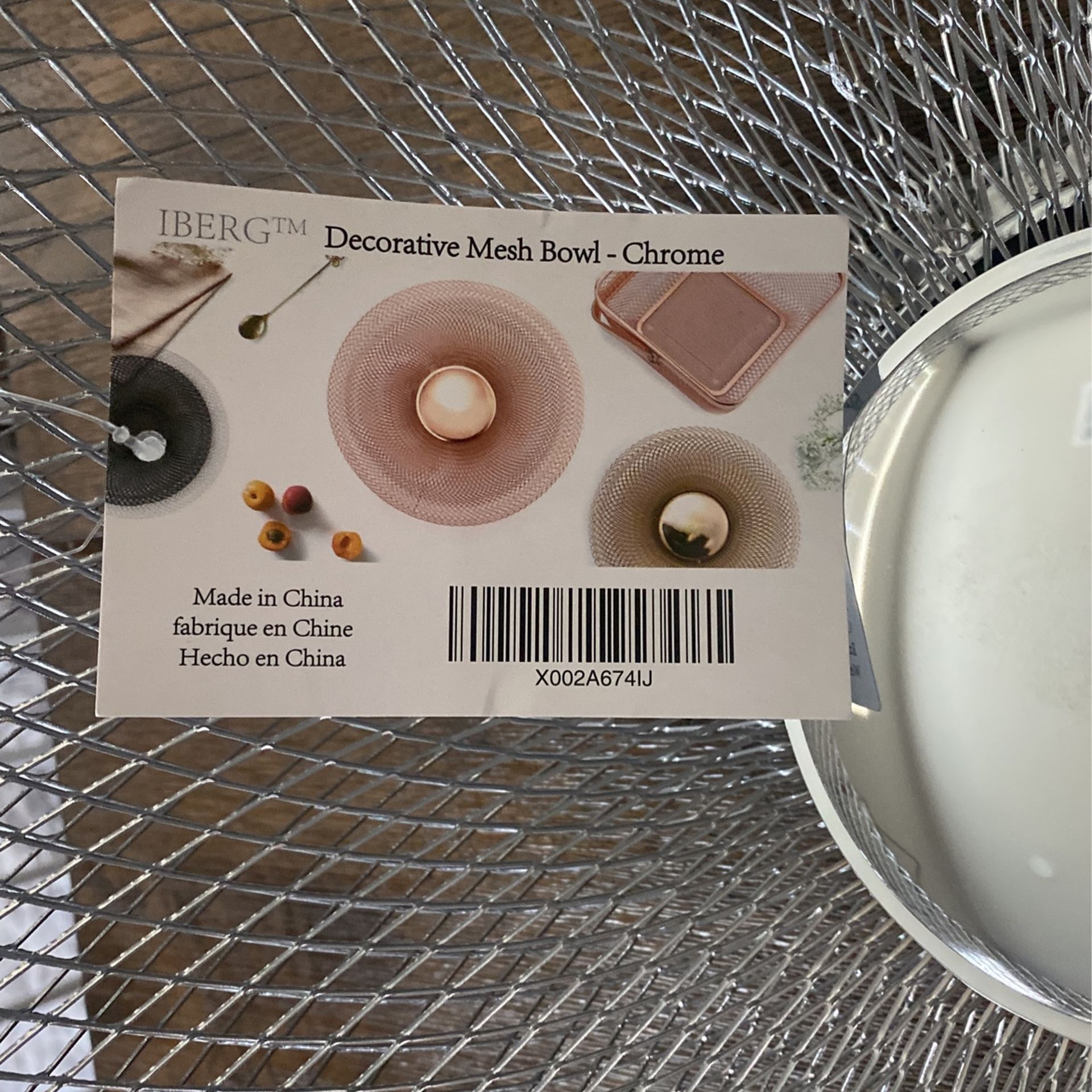 Decorative Mesh Bowl