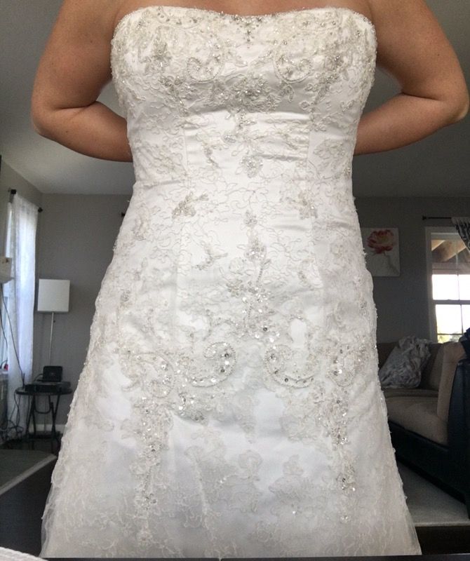Casablanca size 14 wedding dress