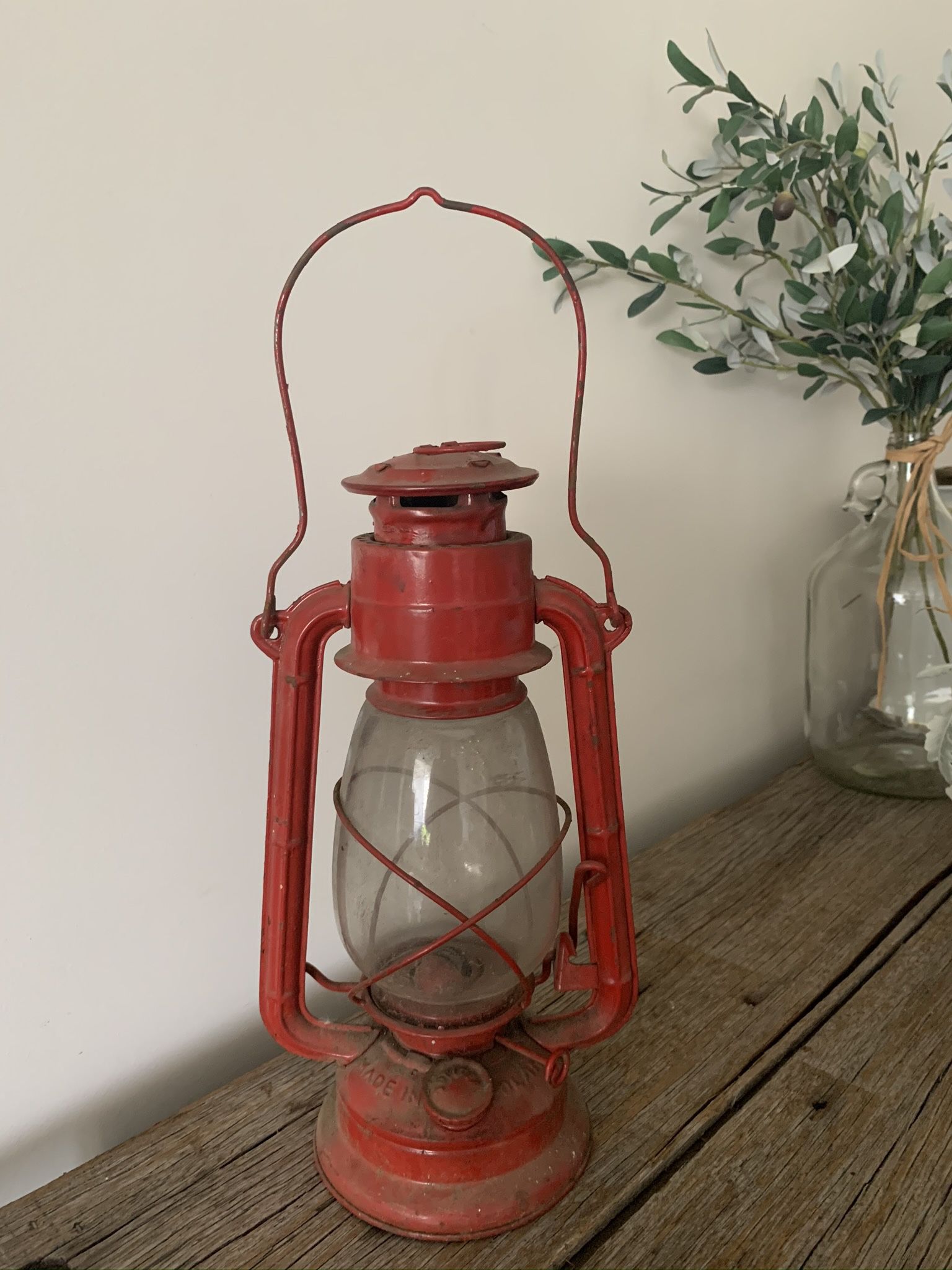 Vintage Polish Lamp Antique Oil Lamp
