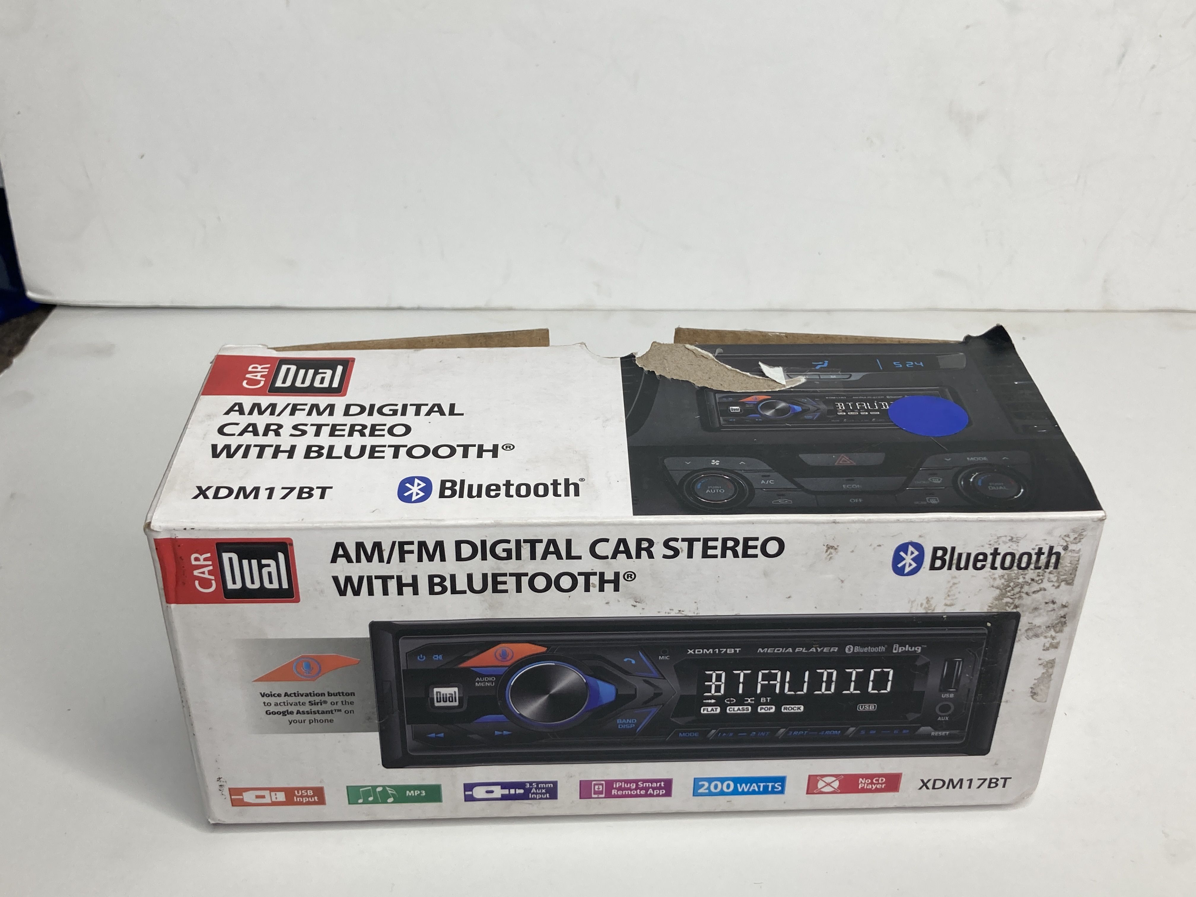 Dual Electronics XDM17BT High Resolution LCD Single DIN Car Stereo