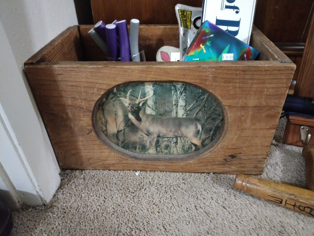 Wooden Deer box