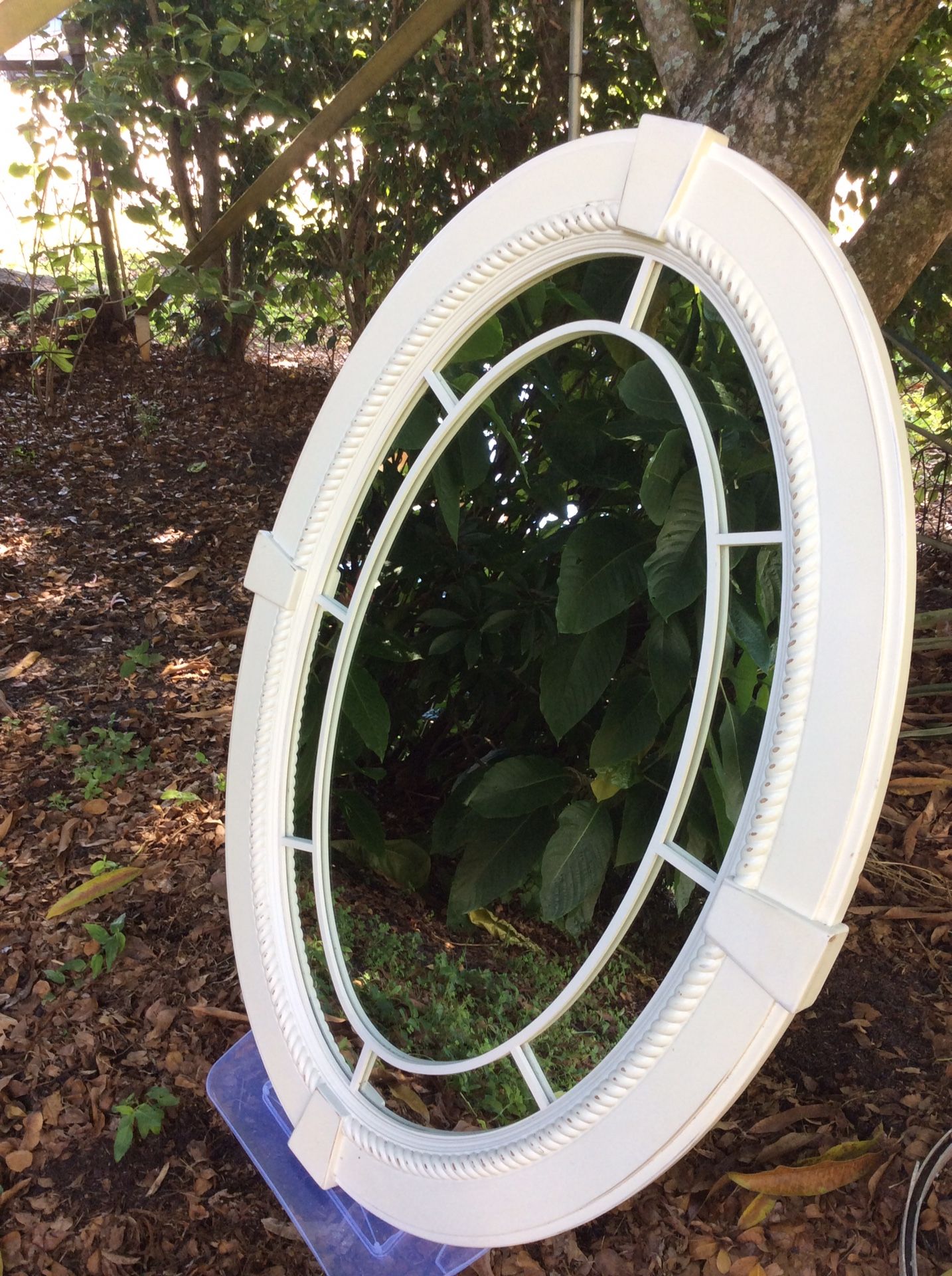 Vintage Oval Wall Mirror