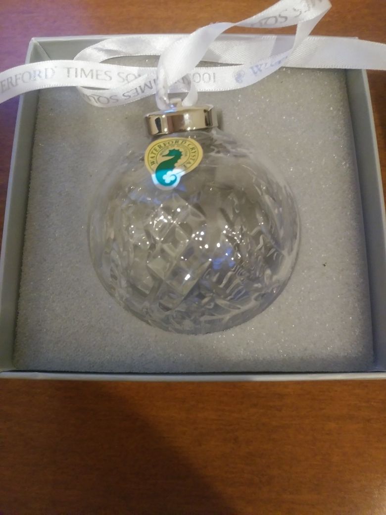 New Waterford crystal ornament