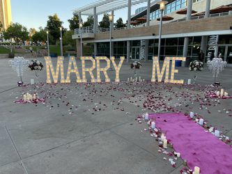 Marry Me Marquee Letters  Thumbnail