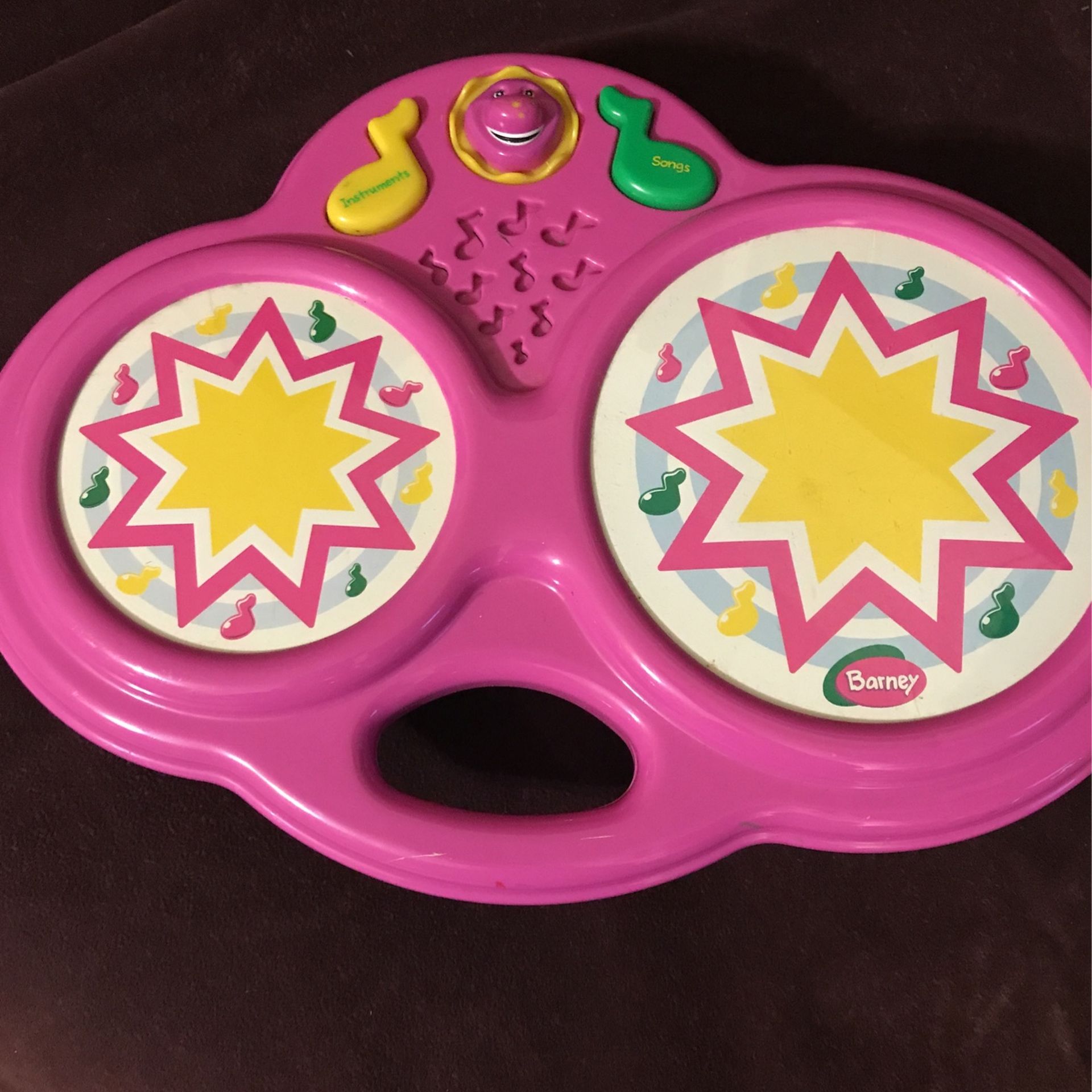 Vintage 1998 Barney Bongos