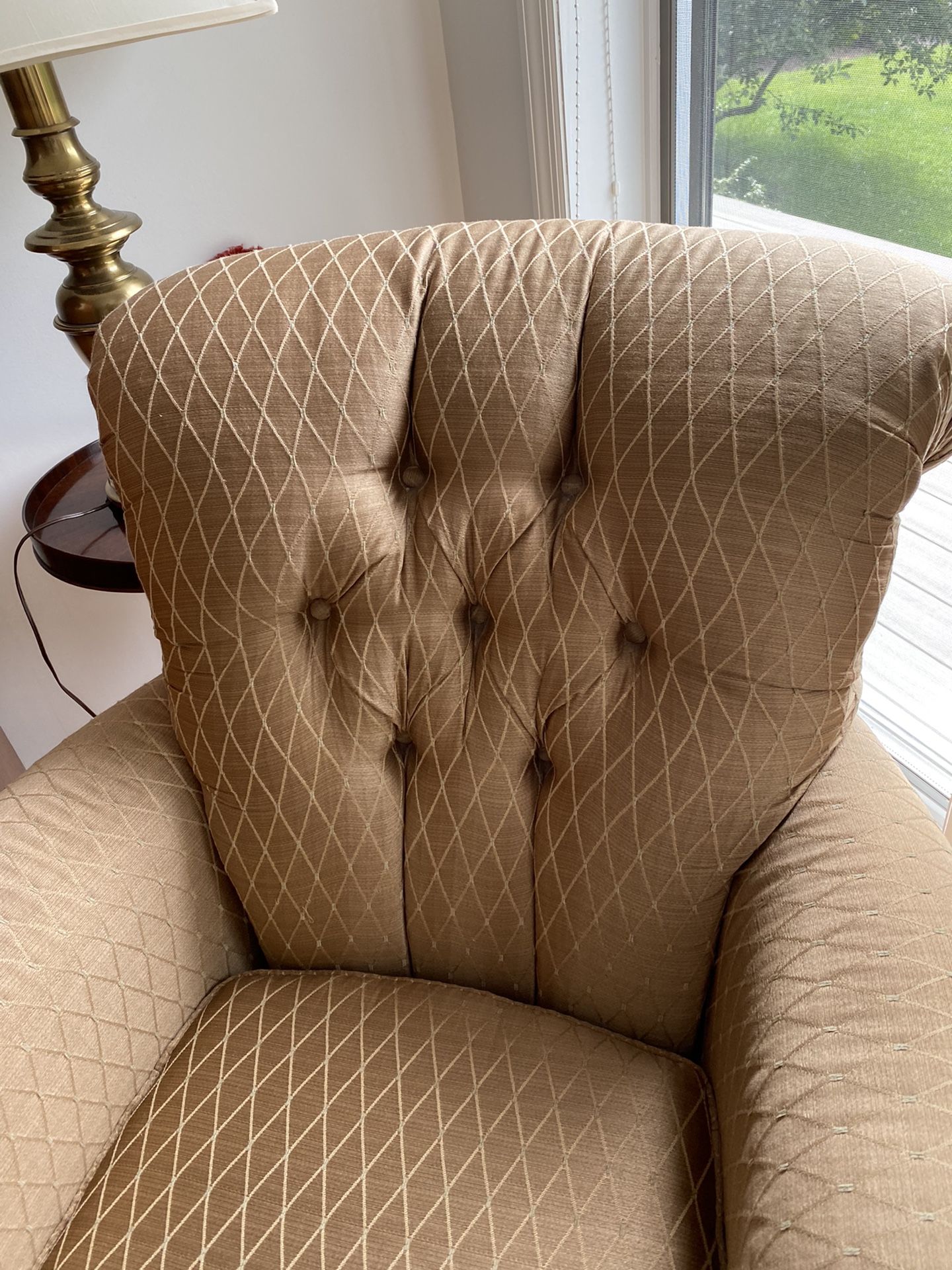 Chair with Ottoman