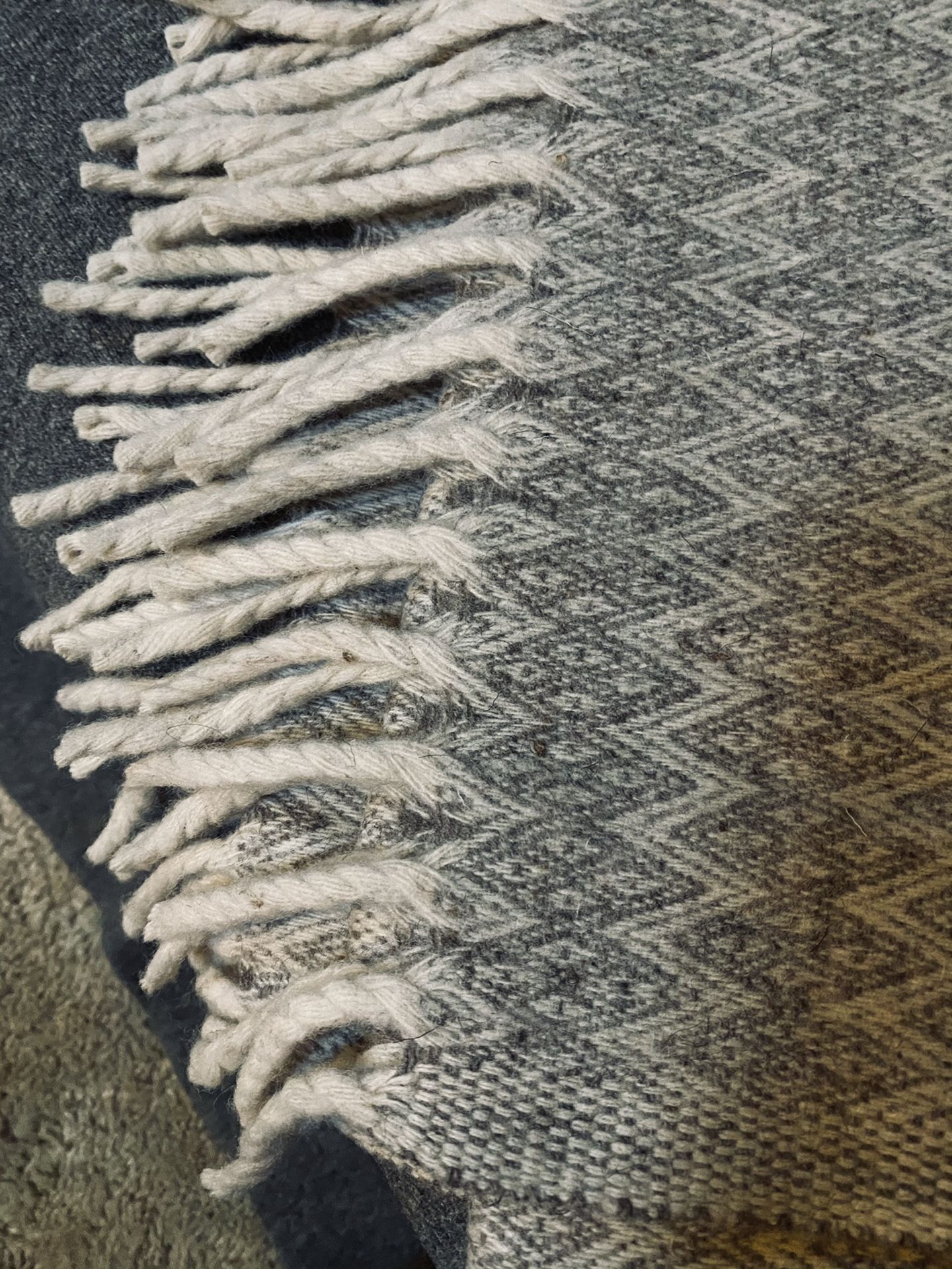 Wool Throw Blanket