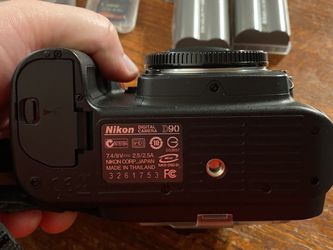 Nikon D90 DSLR Camera Body W/ Acc. Thumbnail