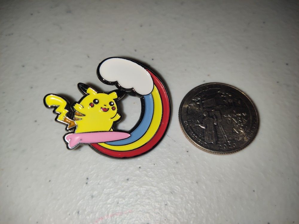 Surfing Pikachu Pokemon Pin
