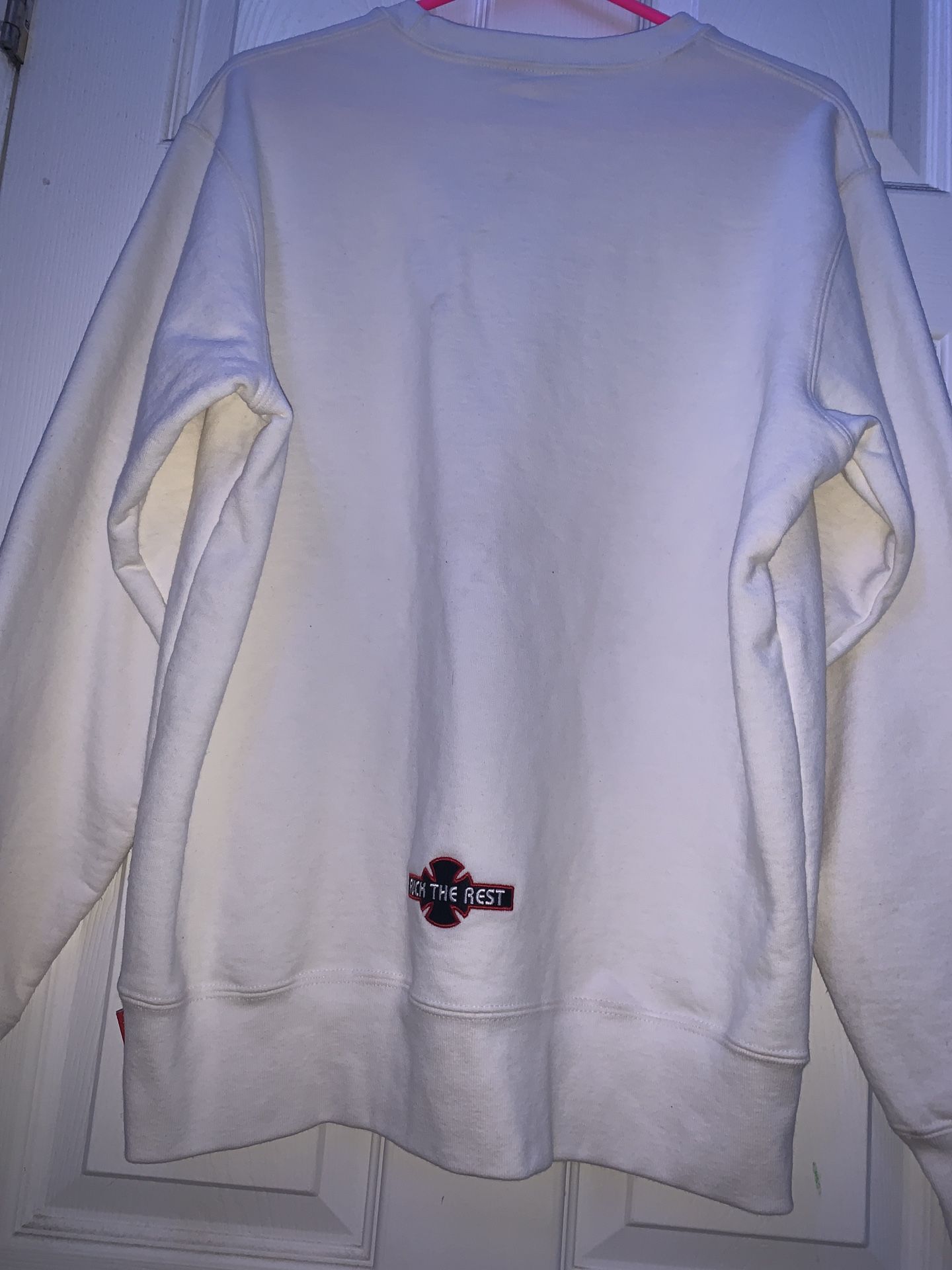 Supreme X Independent White Crewneck