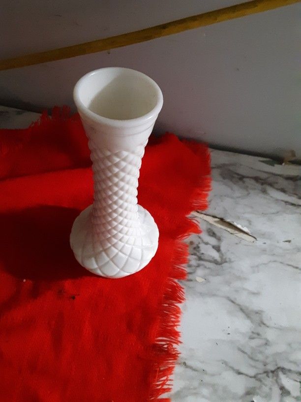 Milk Glass Vase