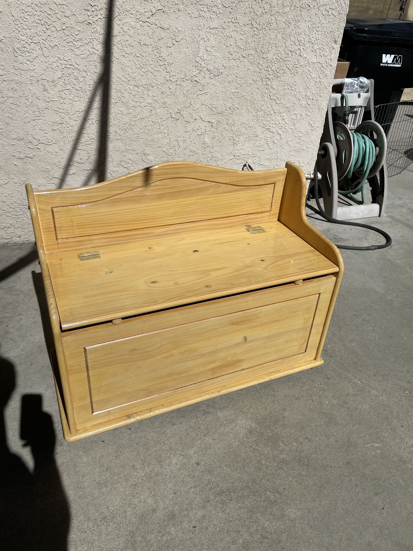 Small Wooden Bench With Storage