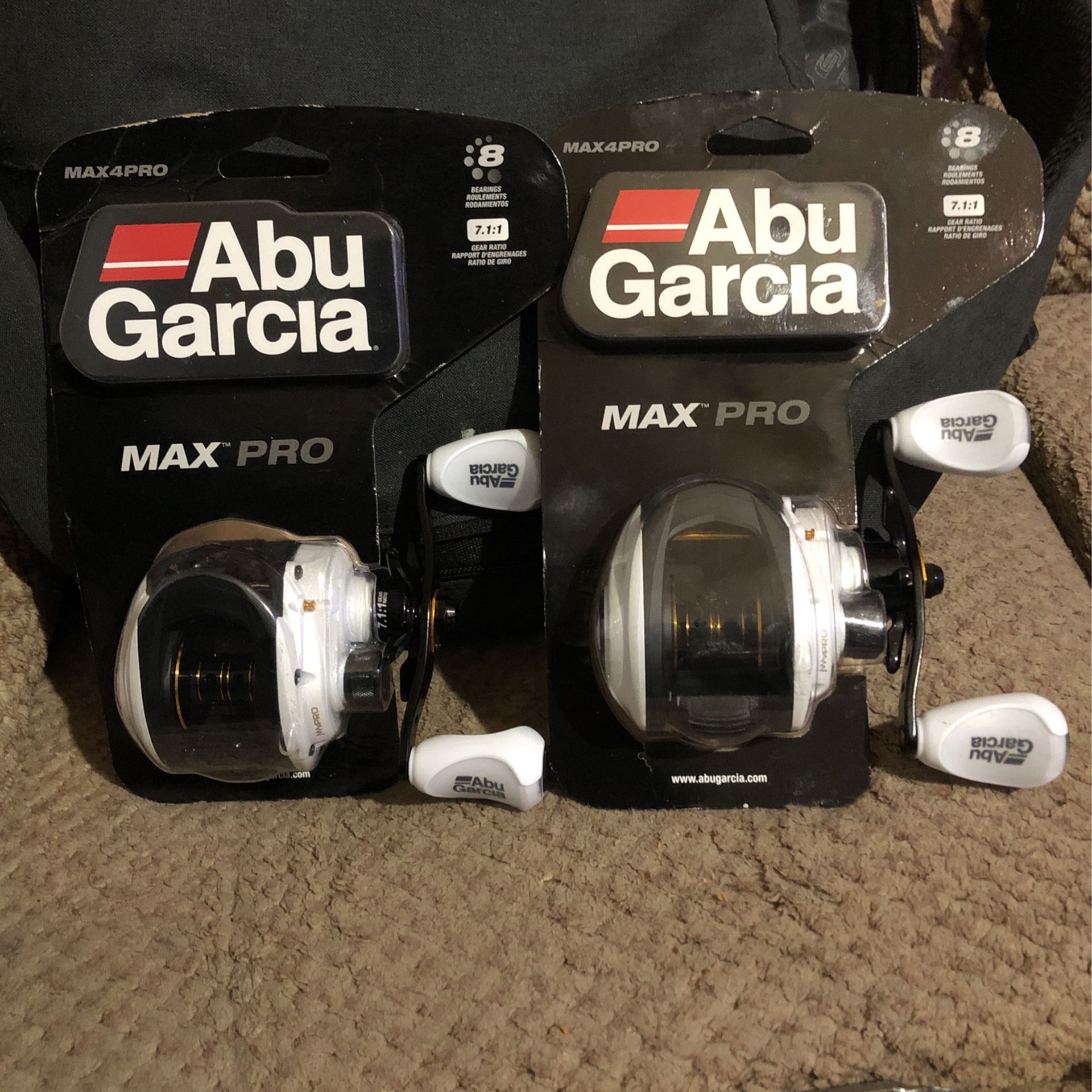 2x Abu Garcia Max 4 Pro Reels Brand New Never Opened