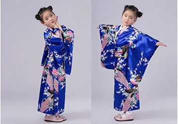 Japanese Kimono Robe Kids Costume  Thumbnail