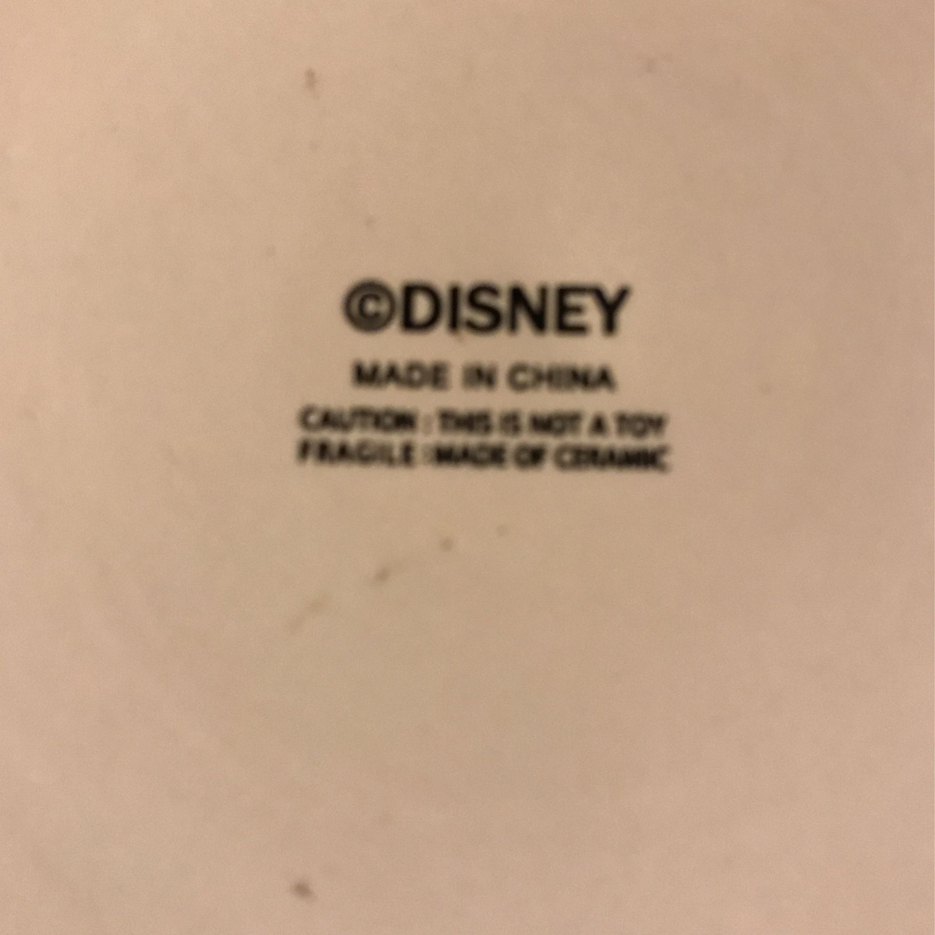 DISNEY TEAPOT Cup And Saucer Set New From Disney World No Chips