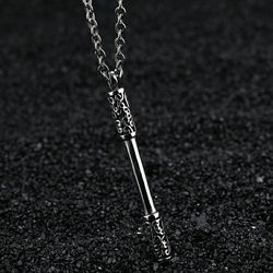 "Stainless steel sticks pendant necklace for women/men, N90201P208
  Thumbnail