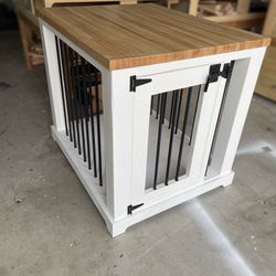 Large Rustic Dog Crate Thumbnail
