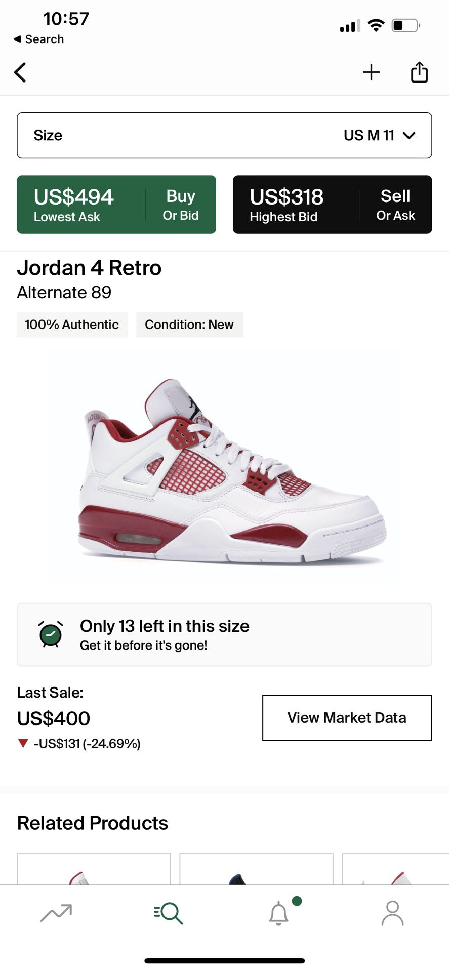 Jordan 4s Retro