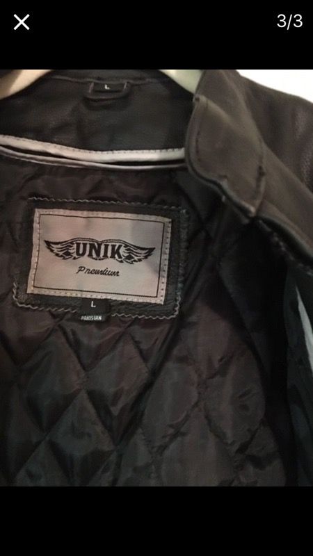 UNIK Women's Motorcycle Jacket. Only Wore Once. Size Large.