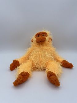 Orange Plush Monkey Thumbnail