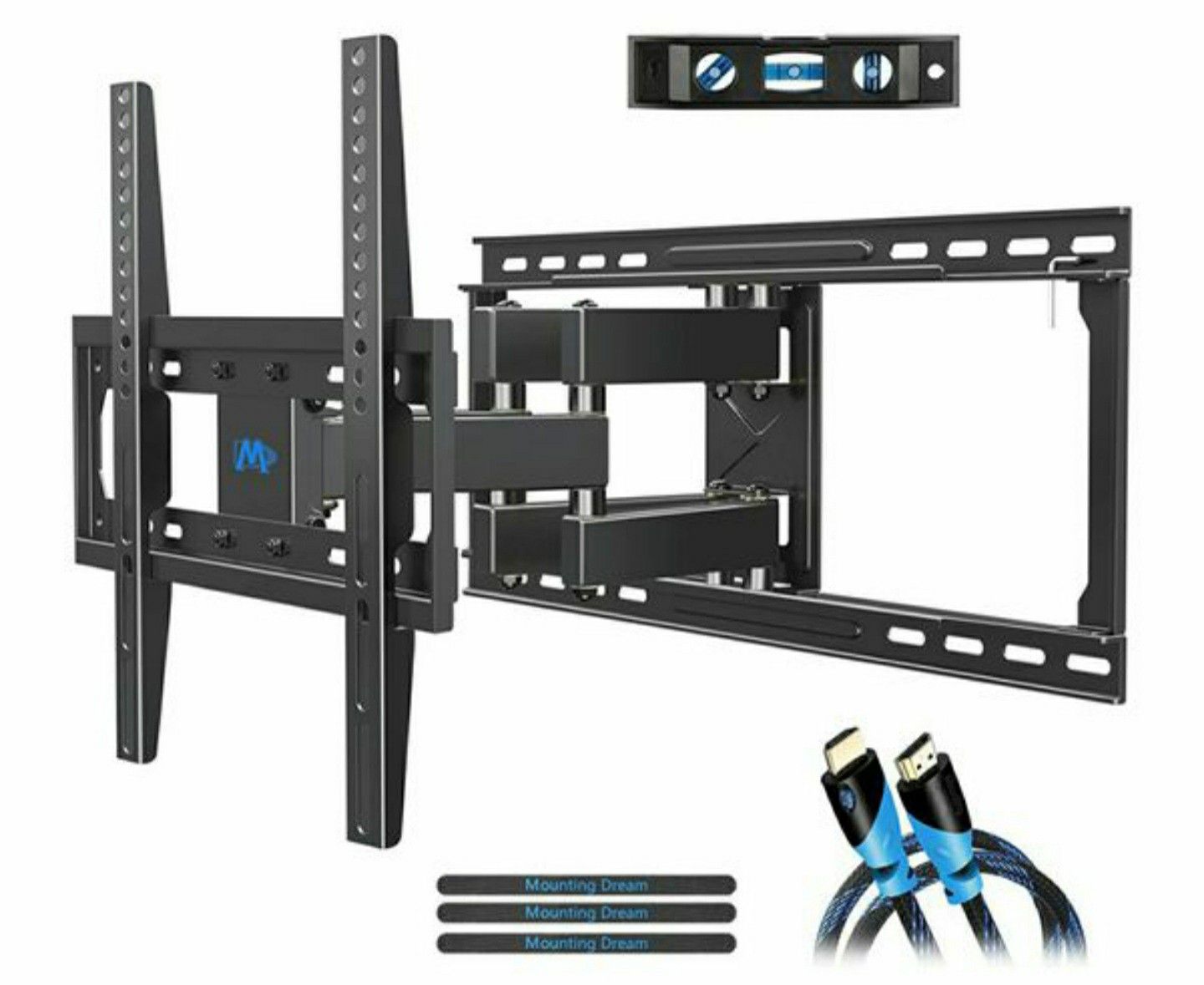Mounting Dream Full Motion TV Wall Mount for 2655 inch Flat Screen TV